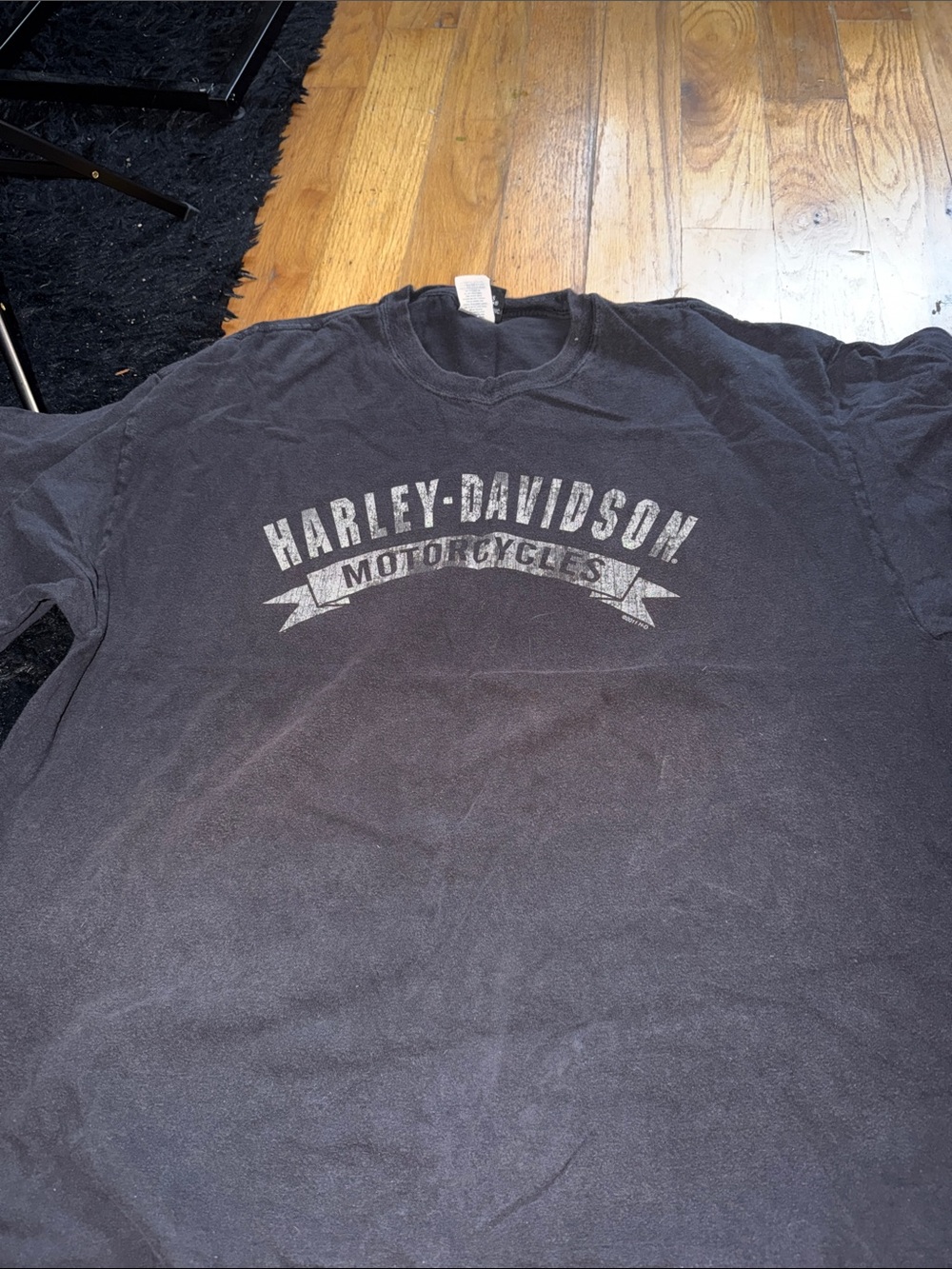 Harley-Davidson Black Short Sleeve Logo Tee